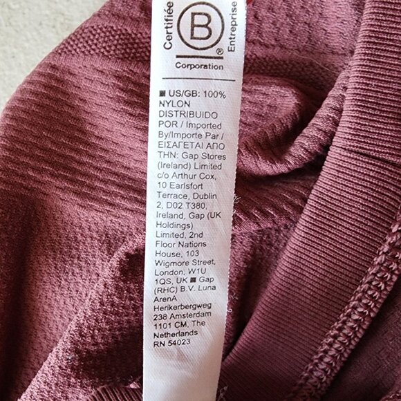 Athleta Womens XL Top Momentum Tank Top Fitted Mauve Activewear Workout - Picture 7 of 9